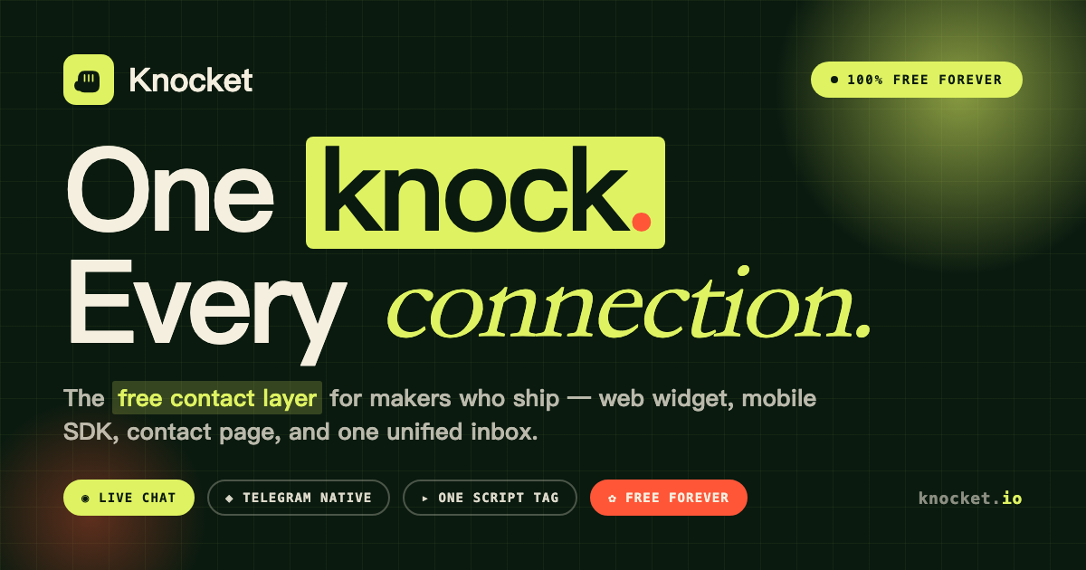 Knocket — One Knock. Every Connection. screenshot